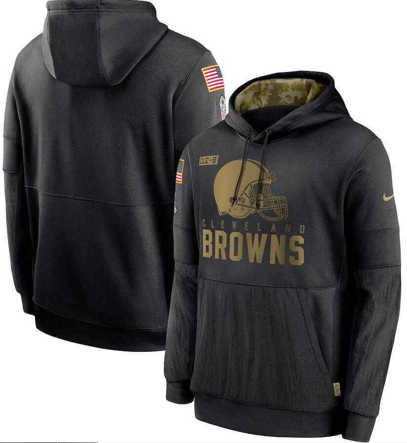 Men's Cleveland Browns Nike Black 2020 Salute to Service Sideline Performance Pullover Hoodie,We sell and wholesale Men's Cleveland Browns Nike Black 2020 Salute to Service Sideline Performance Pullover Hoodie on line form chian!